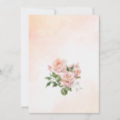 Pastel crèmekleurige roze rozen met Marokkaanse la Kaart (Achterkant)