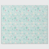 Pastel Crystal Star Pattern Cadeaupapier (Vlak)