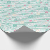 Pastel Crystal Star Pattern Cadeaupapier (Hoek)