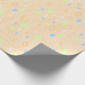 Pastel Crystal Star Pattern Cadeaupapier (Hoek)