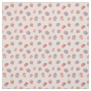Pastel Cupcake Confetti Party Fabric Stof