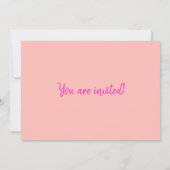 Pastel Cupcake Kleurrijke 30e verjaardag uitnodigi Kaart (Achterkant)