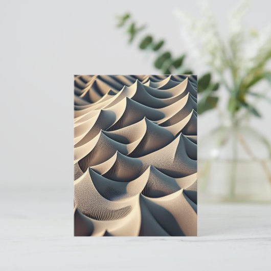 Pastel Currents Briefkaart (Staand voorkant)