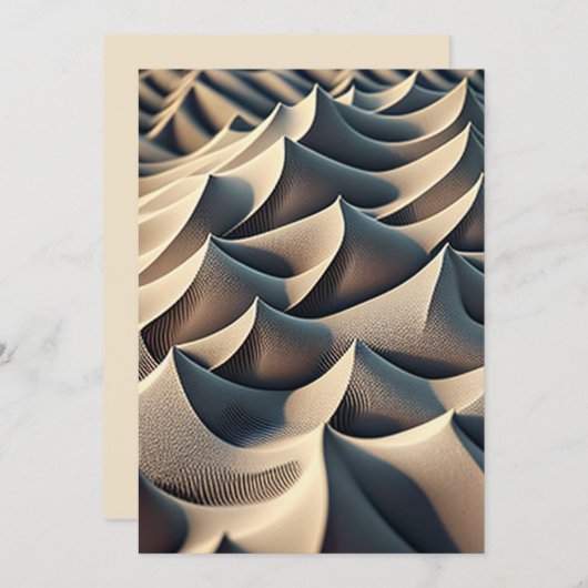 Pastel Currents Feestdagenkaart (Voorkant / Achterkant)