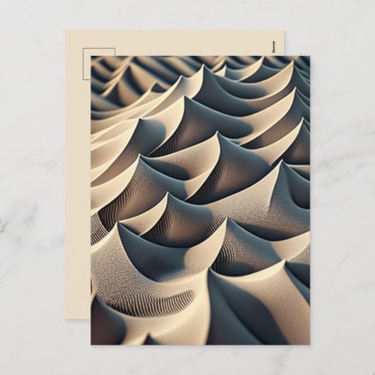 Pastel Currents Feestdagenkaart (Voorkant / Achterkant)