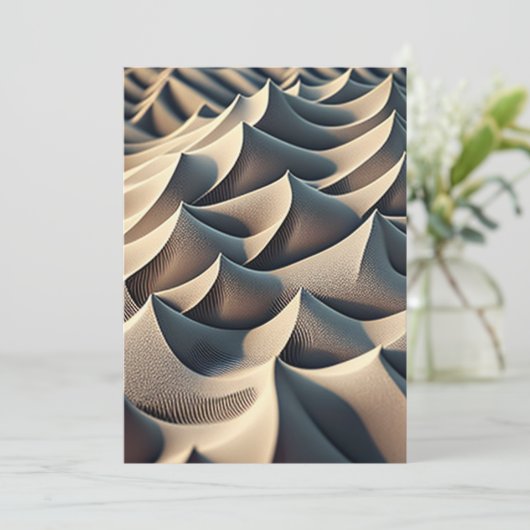 Pastel Currents Kaart (Staand voorkant)