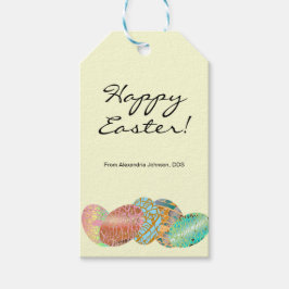 Pastel Custom Business Sponsor Pasen Ei Hunt Cadeaulabel