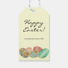 Pastel Custom Business Sponsor Pasen Ei Hunt Cadeaulabel