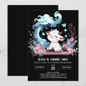 Pastel Custom Koe Verjaardag Kaart (Voorkant / Achterkant)