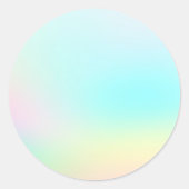 Pastel Custom Trendy Ronde Sticker (Voorkant)
