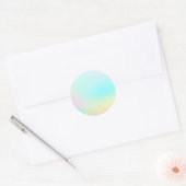Pastel Custom Trendy Ronde Sticker (Envelop)