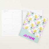 "Pastel Cute Bloemen In Vazen Planner (Display)