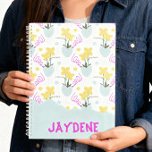 "Pastel Cute Bloemen In Vazen Planner