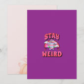 Pastel Cute Bunny Digital Art | Positive Vibes Kaart (Voorkant / Achterkant)