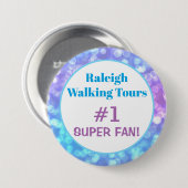 Pastel Cute Girly Super Fan Button (Voorkant /achterkant)
