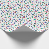 Pastel Dachshund Gift Wrap om het even welke Occas Cadeaupapier (Hoek)