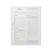  Pastel Dagelijkse Planner Notitieblok (Linkerzijde)