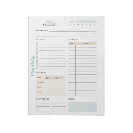 Pastel Dagelijkse Planner Notitieblok