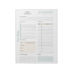  Pastel Dagelijkse Planner Notitieblok