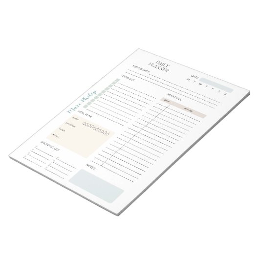  Pastel Dagelijkse Planner Notitieblok (Schuin)