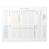  Pastel Dagelijkse Planner Notitieblok (Voorkant)