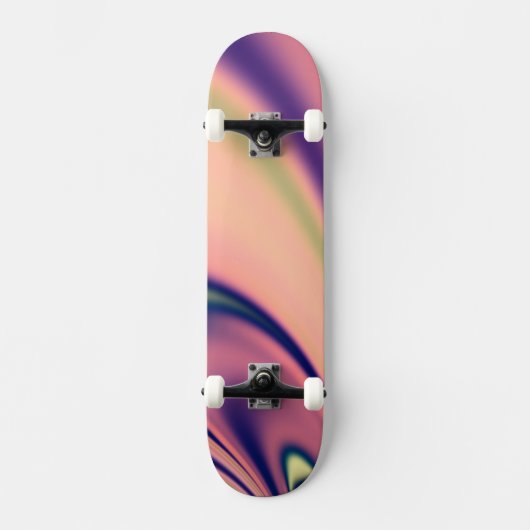 Pastel Dagen Fractal Persoonlijk Skateboard (Voorkant)