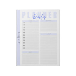 Pastel Daily Planner - naam Notitieblok