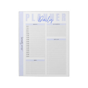 Pastel Daily Planner -  naam Notitieblok