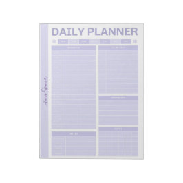 Pastel Daily Planner - naam Notitieblok