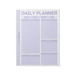 Pastel Daily Planner -  naam Notitieblok