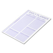 Pastel Daily Planner - naam Notitieblok (Schuin)