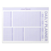 Pastel Daily Planner - naam Notitieblok (Voorkant)