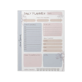 Pastel Daily Planner - naam Notitieblok