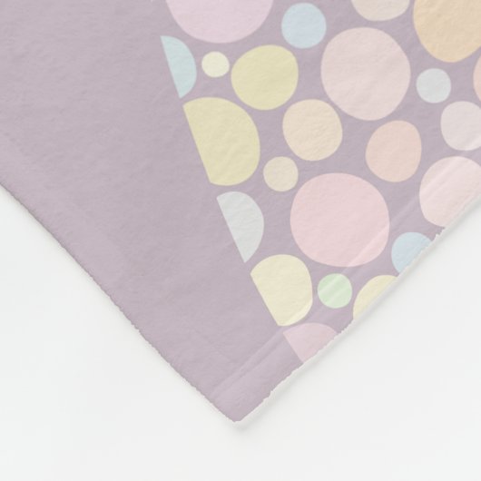 Pastel Daisy Fleece Deken (Hoek)