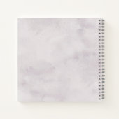 Pastel Daisy Floral bruidsmeisje voorstel Notitieboek (Achterkant)