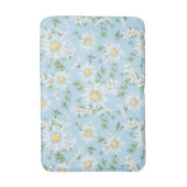 Pastel Daisy Flower Garden Pattern Badmat (Voorkant Verticaal)