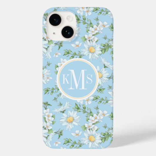 Pastel Daisy Flower Garden Pattern Case-Mate iPhone Case (Achterkant)