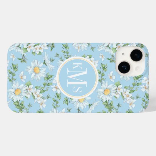 Pastel Daisy Flower Garden Pattern Case-Mate iPhone Case (Achterkant (horizontaal))