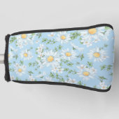 Pastel Daisy Flower Garden Pattern Golfheadcover (Voorkant)