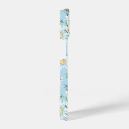 Pastel Daisy Flower Garden Pattern iPhone Hoesje (Rechterkant)