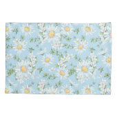 Pastel Daisy Flower Garden Pattern Kussensloop (Achterkant)