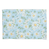 Pastel Daisy Flower Garden Pattern Kussensloop (Voorkant)