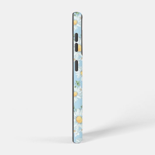Pastel Daisy Flower Garden Pattern Samsung Galaxy Hoesje (Rechterkant)