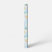 Pastel Daisy Flower Garden Pattern Samsung Galaxy Hoesje (Linkerkant)