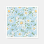 Pastel Daisy Flower Garden Pattern Servet (Voorkant)