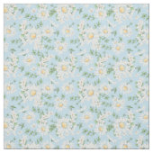 Pastel Daisy Flower Garden Pattern Stof (Swatch)