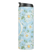 Pastel Daisy Flower Garden Pattern Thermosbeker (Geroteerd rechts)