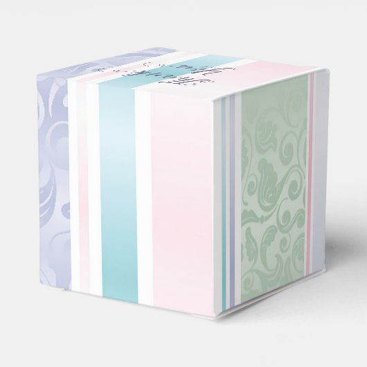 Pastel Damask Dank u Bedankdoosjes (Achterkant)