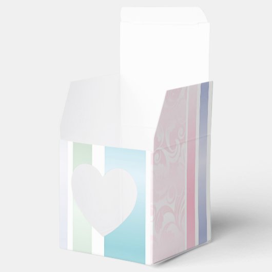 Pastel Damask Dank u Bedankdoosjes (Geopend)