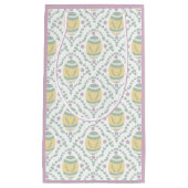 Pastel Damask Easter Eggs Patroon Gift Bag Klein Cadeauzakje (Voorkant)